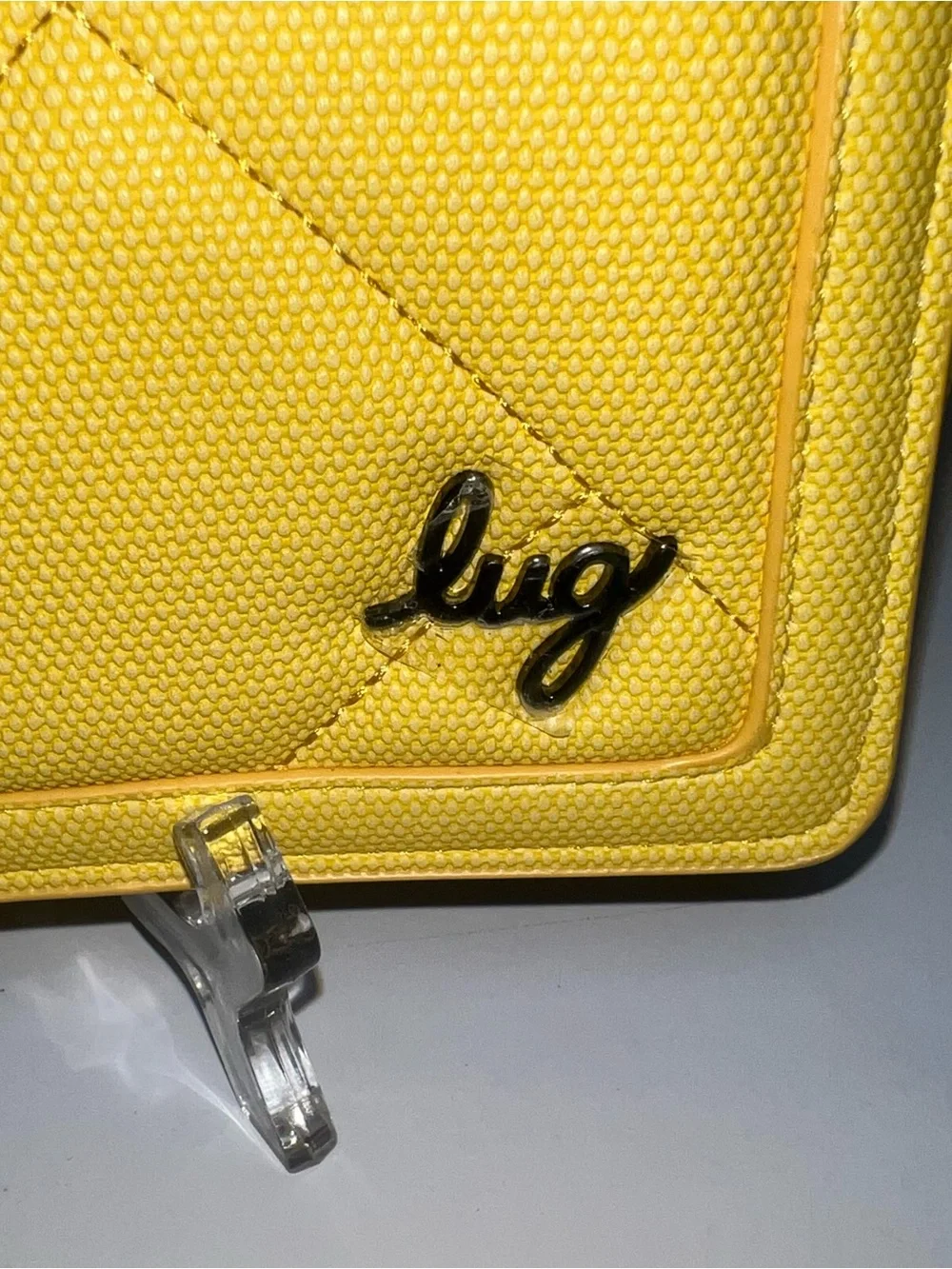 lug Quilted Zip Wallet in Sunny Yellow